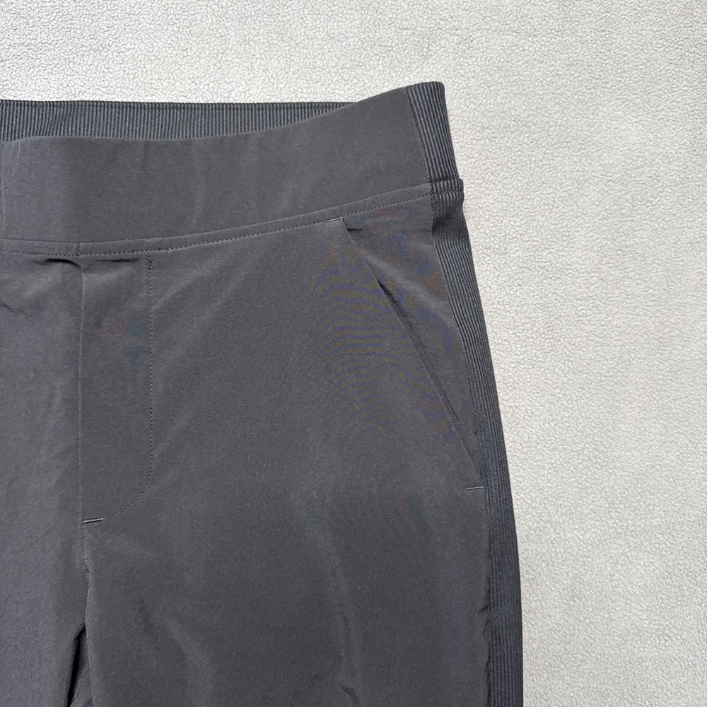 Athleta Brooklyn Ankle Pants Womens 6 Black Mid Rise Travel Stretch Athleisure - Picture 3 of 16
